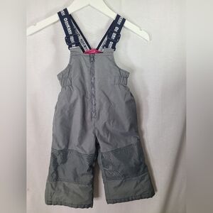 OshKosh Pink & Grey Snowpants 18M